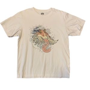 Uniqlo Star Wars Jar Jar Binks Tidal Wave Men's Small T-Shirt
